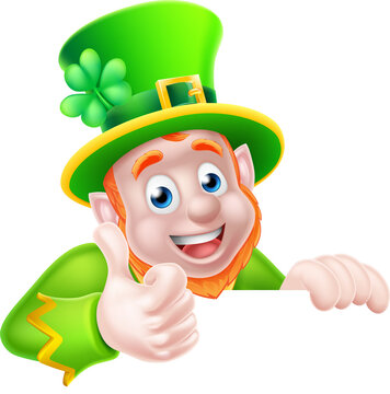 St Patricks Day Leprechaun Illustration