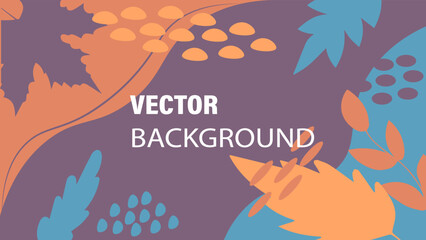 Autumn background with leaves. Can be used for poster, banner, flyer, invitation, website or postcard. Vector illustration