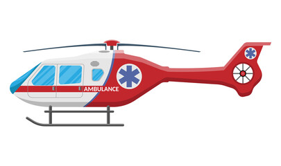 Ambulance helicopter medical evacuation helicopter