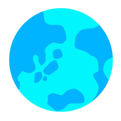簡略化した地球(寒冷化)