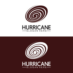 Hurricane logo symbol icon illustration vector