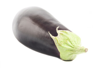 Eggplant isolated on white background.