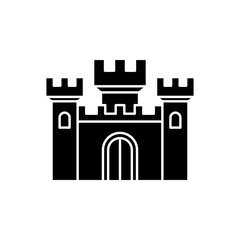 Castle icon design template vector illustration