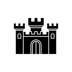 Castle icon design template vector illustration