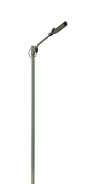 street lamp isolated on transparent  background clipping path and alpha channel