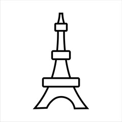 eiffel tower vector illustration symbol