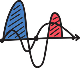 Hand Drawn graph illustration