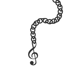 Obraz premium Music note symbol icon vector illustration graphic design