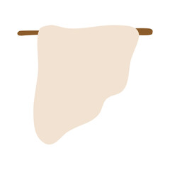 Bath towel hanger