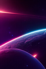 Fototapeta premium space supernova