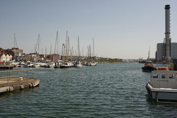 Fototapeta premium Port and Marina, Shoreham, England