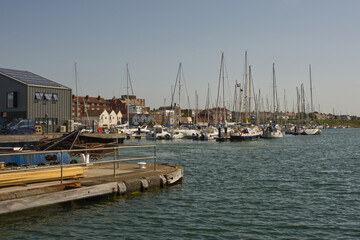 Fototapeta na wymiar Marina and port at Shoreham, England