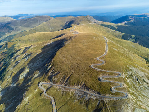Landscape of the Transalpina road in the Parang mountains - Romania