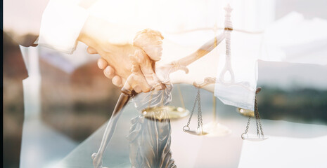 justice and law concept.Male judge Consultation and legal concepts, lawyers,