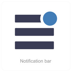 Obraz premium Notification Bar