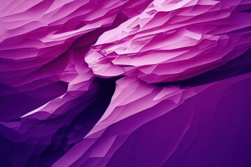 Geometric abstract fractal landscape, vibrant violet pink, purple glitch abstract background, 3D illustration, computer generated, ai, artificial intelligence, generative AI illustration
