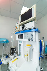 Medical professional emergency devices. Modern operating equipment.