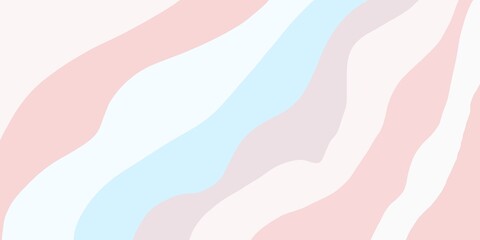 Artistic simple modern abstraction in the style of colored stripes (drawn by hand) pastel shades, can be used as a background