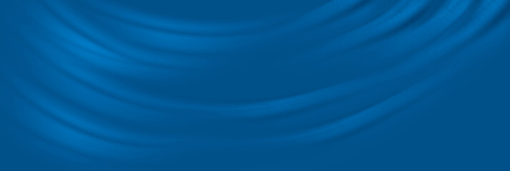 Blue cloth background abstract with soft waves