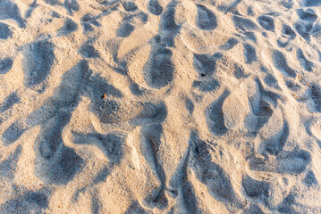 Sea sand floor.sand on the beach as background..Background image
