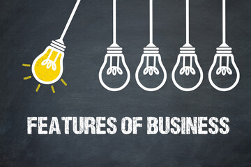 Fototapeta premium Features of Business