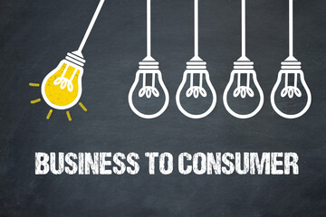 Fototapeta premium Business to Consumer 