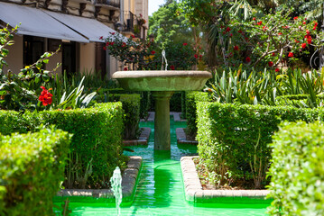Obraz premium fountain in the garden