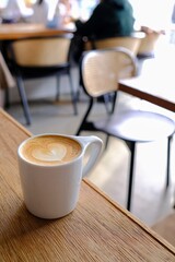 ハートのラテアート