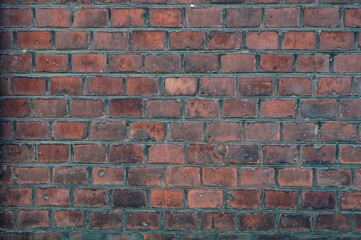 Rustic old wall brick texture. The texture of the old red brick wall can be used as a background