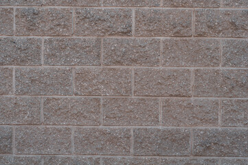 Brown antique old brick wall panorama, banner blank background with space for text