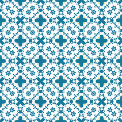Geometric pattern. Seamless vector background. Ethnic graphic design.