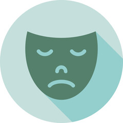 Mask Colored Vector Icon