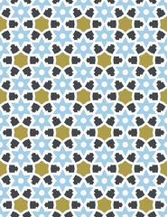 Geometric pattern. Seamless vector background. Ethnic graphic design.