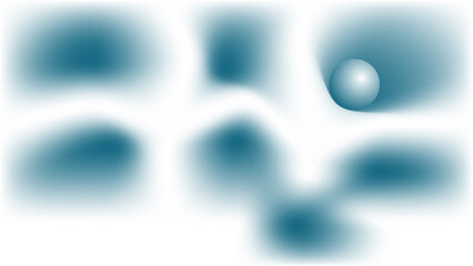 Abstract gradient 3d circle realistic background and wallpaper vector design illustration