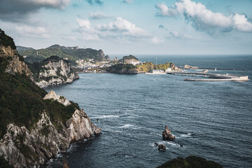 View from Muroran City  hokkaido Masuichi Observatory