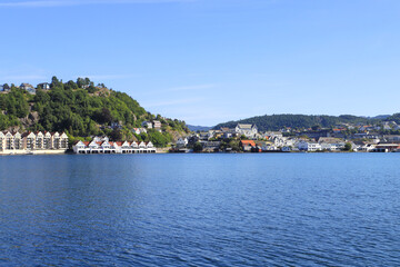 View at Flekkefjord, South Norway 