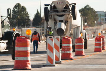 Cement mixer truck