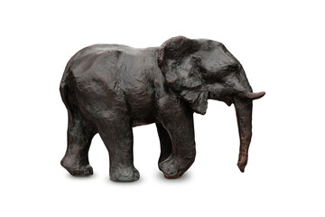 Obraz premium elephant figurine on a white background. isolated