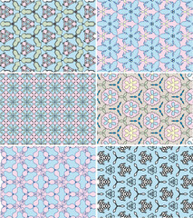 Digital art abstract pattern. National ethnic vector pattern.