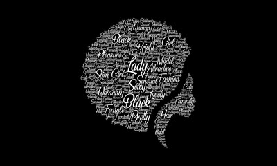 Woman word cloud vector illustration design l Word art for womens day or mothers day l Feminity l Femaleness l Mum l Female l Womanhood l Motherhood l Mothers Day l Womens Day l 8th march