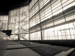 Office building at night