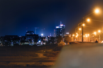 Nocna panorama miasta