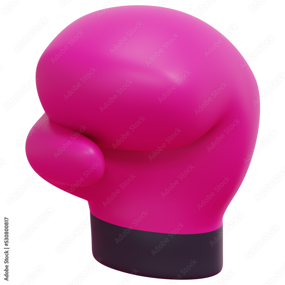 Canvas Prints boxing glove 3d render icon illustration