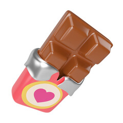 Chocolate 3D  Illustration Icon
