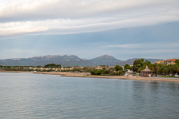 Fototapeta na wymiar Panorama de la baie de cambrils