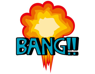 爆弾　爆発　イラスト