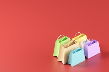 shopping online on a smartphone. white screen. 3d illustration. delivery sell. 3d store object design. shop supermarket online. coin money business element. realistic render. abstract background.\