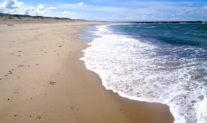 sandy beach by the sea