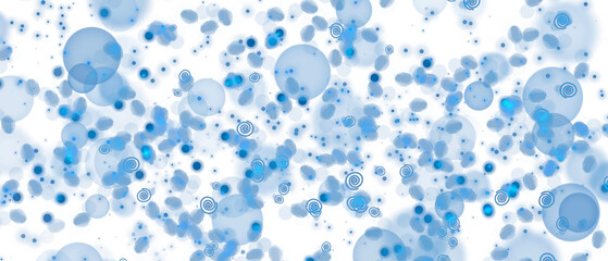 Abstract  bokeh pattern for design and background. Illustration of a Valentine's Day hearts background banner - Illustration