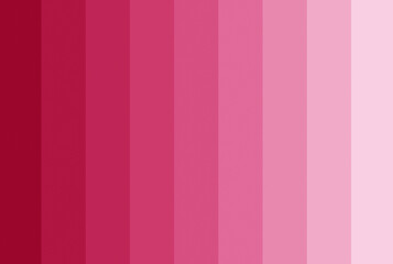 Horizontal stripes of gradient pink color for abstract background
